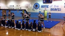 Great Bridge Middle School Cheerleaders Gold Squad