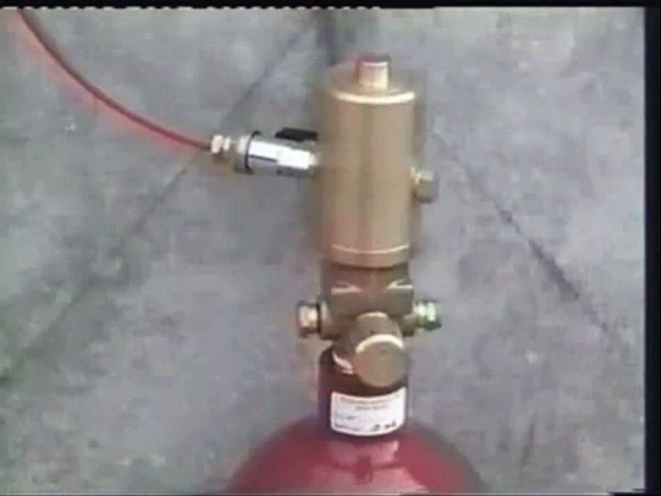 Automatic Co2 Fire Extinguisher Demo