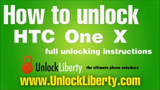 How To Unlock AT&T HTC One X using Unlock Code Full Tutorial