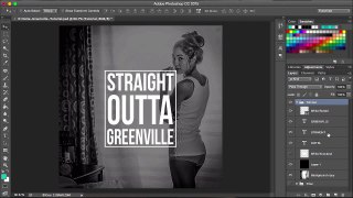 Creating A Knock Out Effect in Photoshop Tutorial