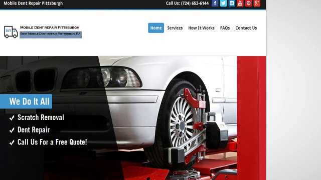 Best Mobile Paintless Dent Repair Trafford PA PA (724) 653-6144