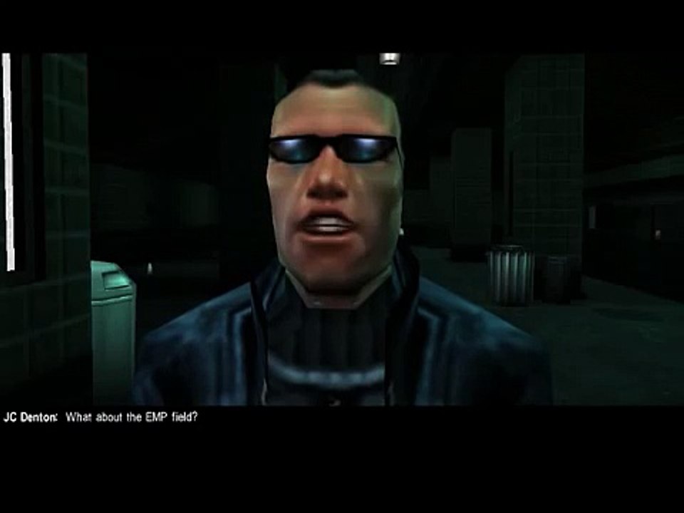 Deus Ex - "hidden" dialogue in Battery Park