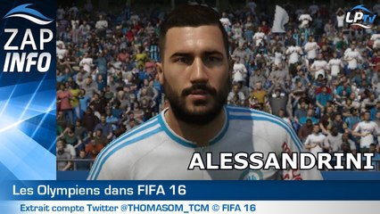 Zap : le visage de tous les Olympiens dans FIFA 16