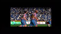 FIFA 10 (PSP) Gameplay: Barcelona v. Rubin Kazan (First half)