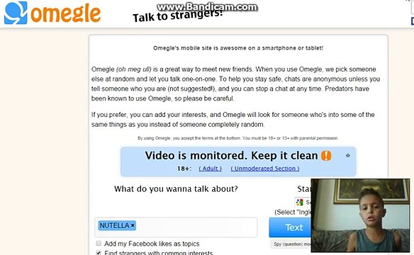 OMEGLE CHAT - Ragazzi sporcaccioni -