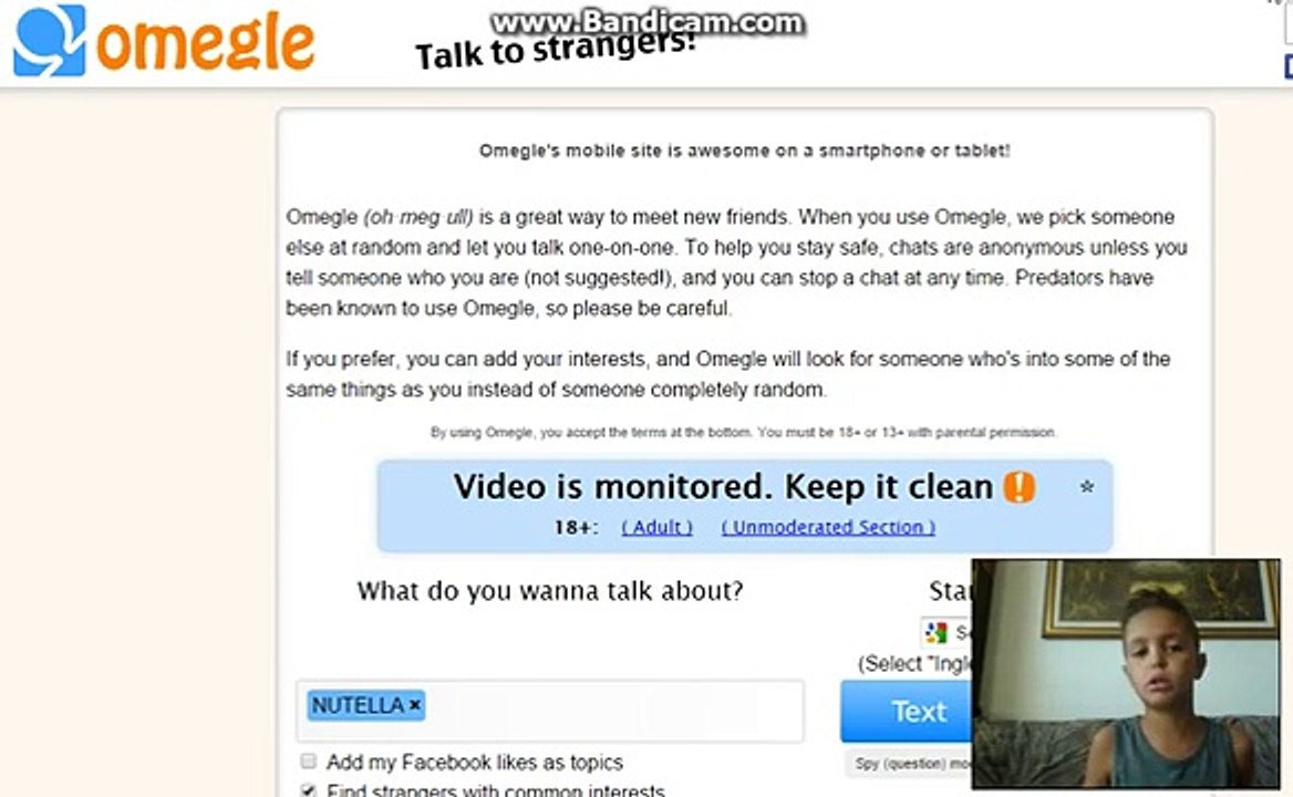 OMEGLE CHAT - Ragazzi sporcaccioni -