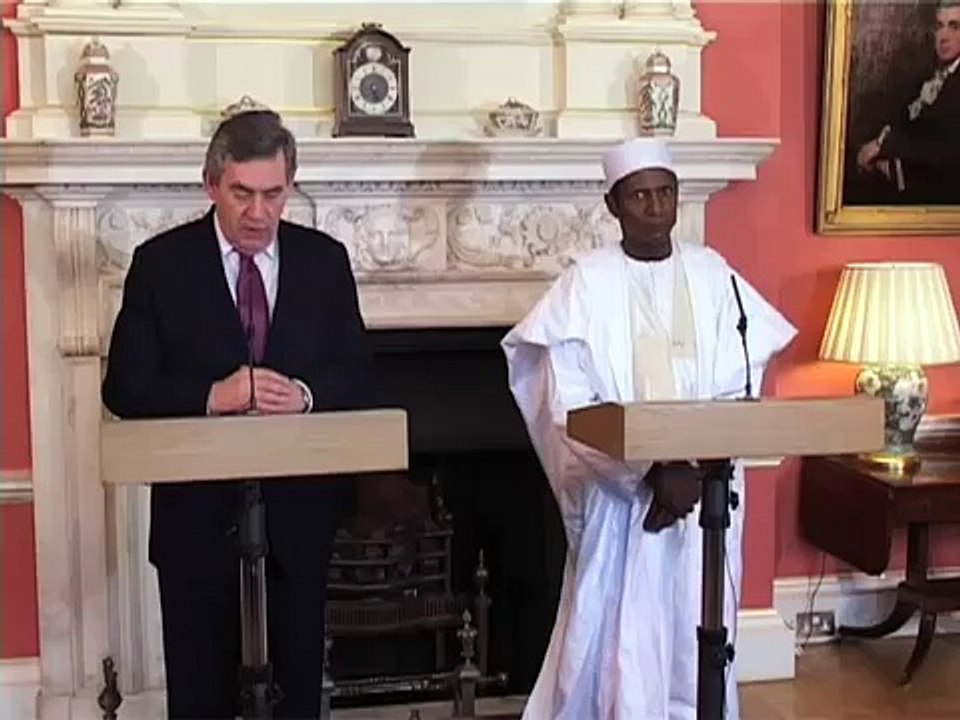 The PM and President Yar'Adua of Nigeria