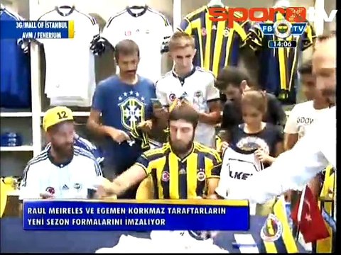 Meireles ve Egemen taraftarlarla buluştu!