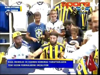 Meireles ve Egemen taraftarlarla buluştu!