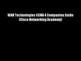 WAN Technologies CCNA 4 Companion Guide (Cisco Networking Academy) FREE DOWNLOAD BOOK
