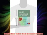 Canadian Bates' Guide to Health Assessment for Nurses FREE DOWNLOAD BOOK
