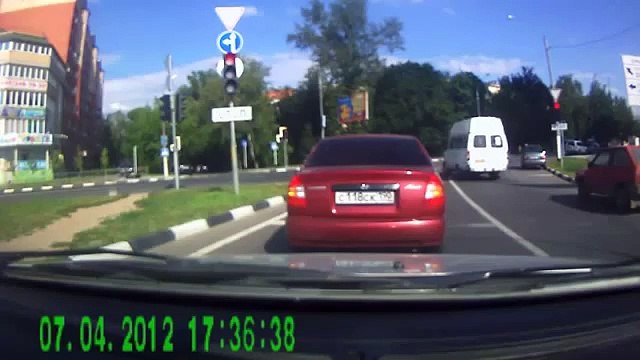 ДТП на перекрестке в Долгопрудном.