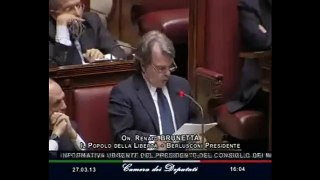 Renato Brunetta interviene alla Camera dei deputati - 27/03/2013