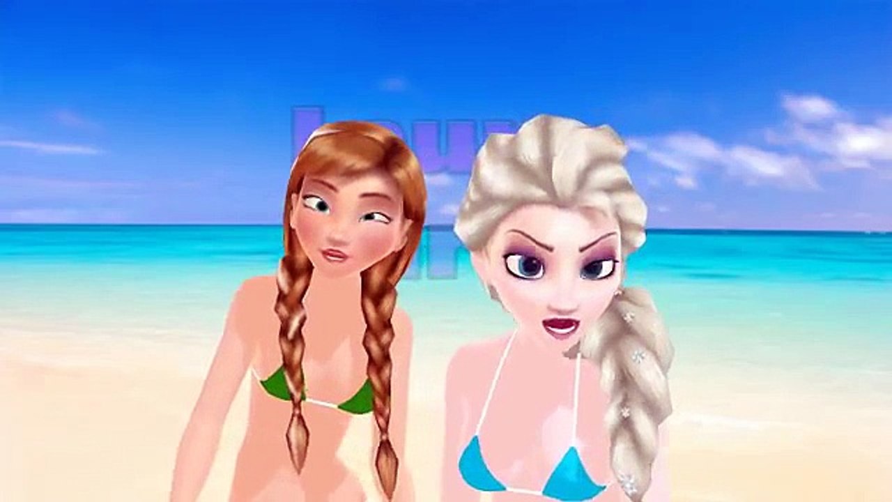Elsa y Ana de Frozen en Biquini DaDaDa Frozen K...