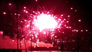 Fireworks show on Lake Union, Seattle 2015