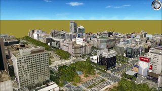 Nagoya city - 3D CityGML modeling example