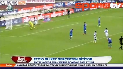 Eto'o bu kez gerçekten bitmiş!