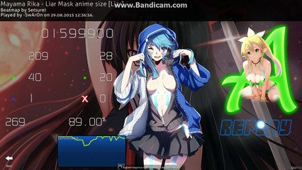 [osu] Mayama Rika - Liar Mask anime size [Liar](Sw