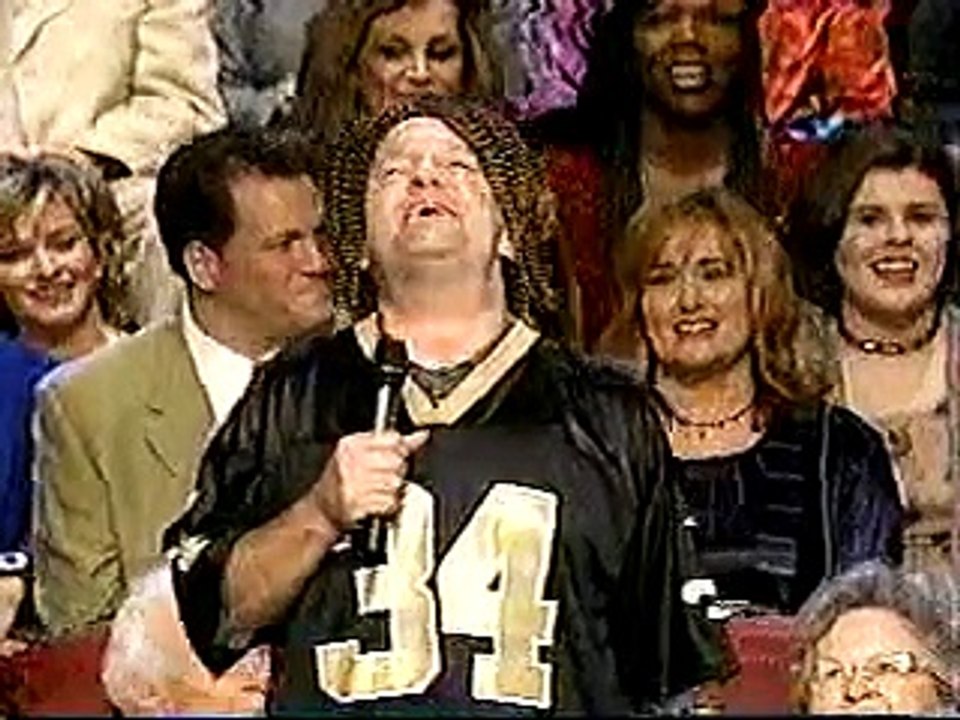Mark Puts On A Wig