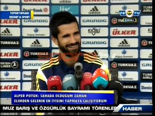 Alper Potuk: "Çok güzel bir aile ortamı var..."