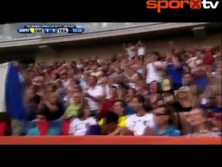 Bunu atan kadın olamaz! Fantastik!  İsveç 2-1 Fransa