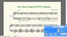 Wrestling Piano Theme Sheet Music - 