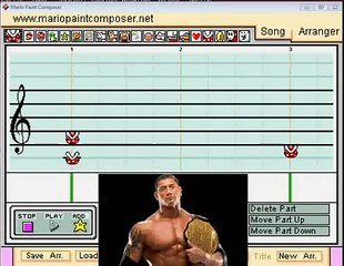 Mario Paint - "Monster" (Batista WWE Theme)