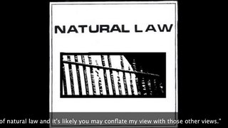 Natural Law is Bogus part 2