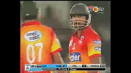 Musadiq Ahmed's match winning 57 runs off 18 balls last night against Islamabad.