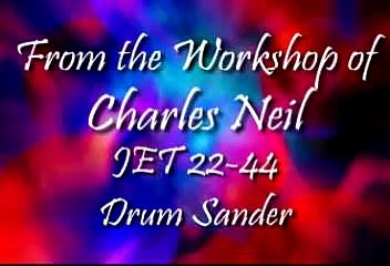 JET 22-44 Plus Drum Sander, Model 649005K with Charles Neil Presented by Woodcraft