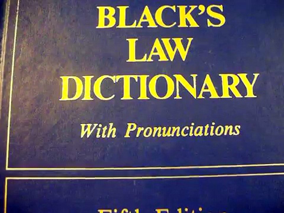 Black's Law Dictionary 5th Edition