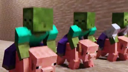 Pig Racing - Minecraft Animation - Slamacow