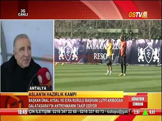 Ünal Aysal kampı ziyaret etti...