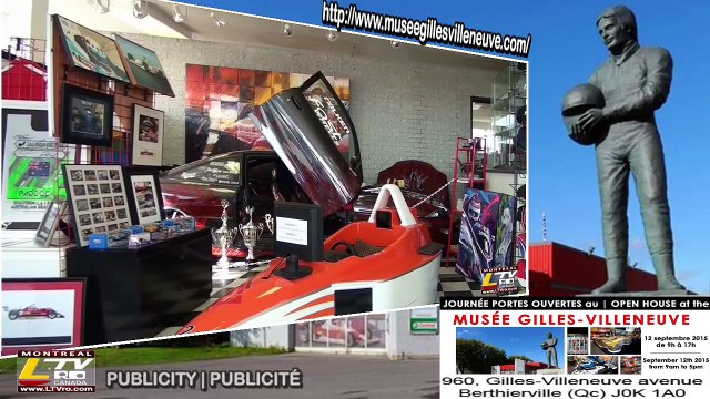 PUBLICITÉ | Journée portes ouvertes au Musée Gilles-Villeneuve 12 sept 2015