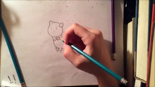 [asmr] Drawing Puppycat. Drawing Sounds. No Talking.