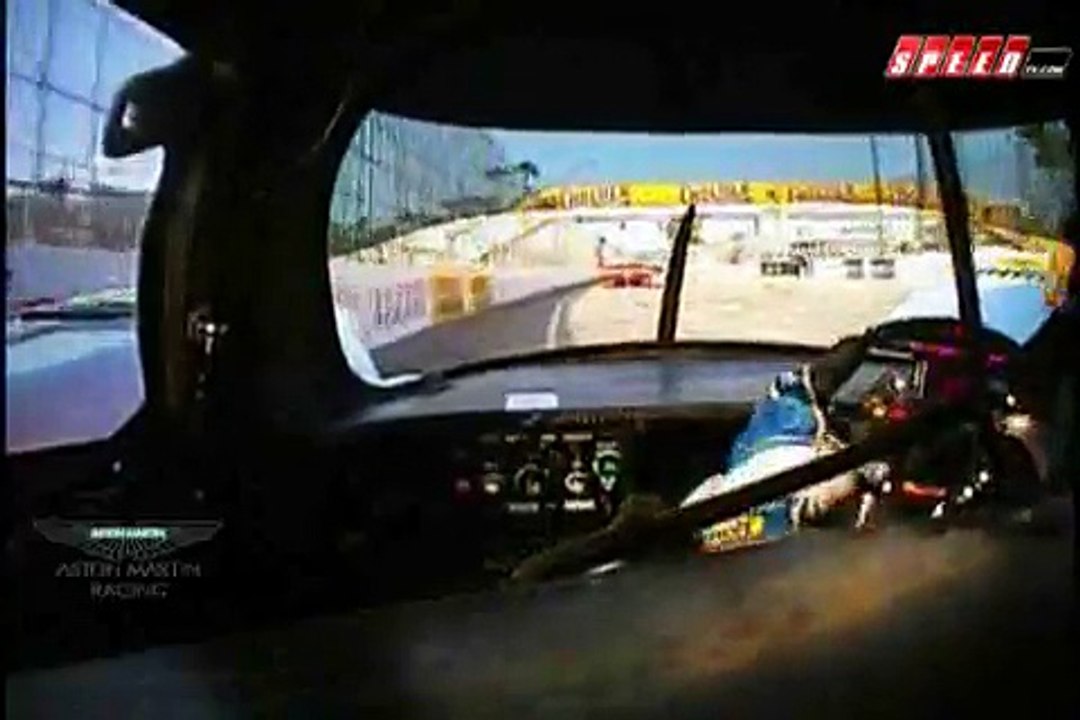 Aston Martin  Adrian Fernandez Onboard Long Beach 2010