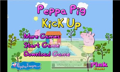 Jugando Peppa Pig Saltos Piscina FULL HD