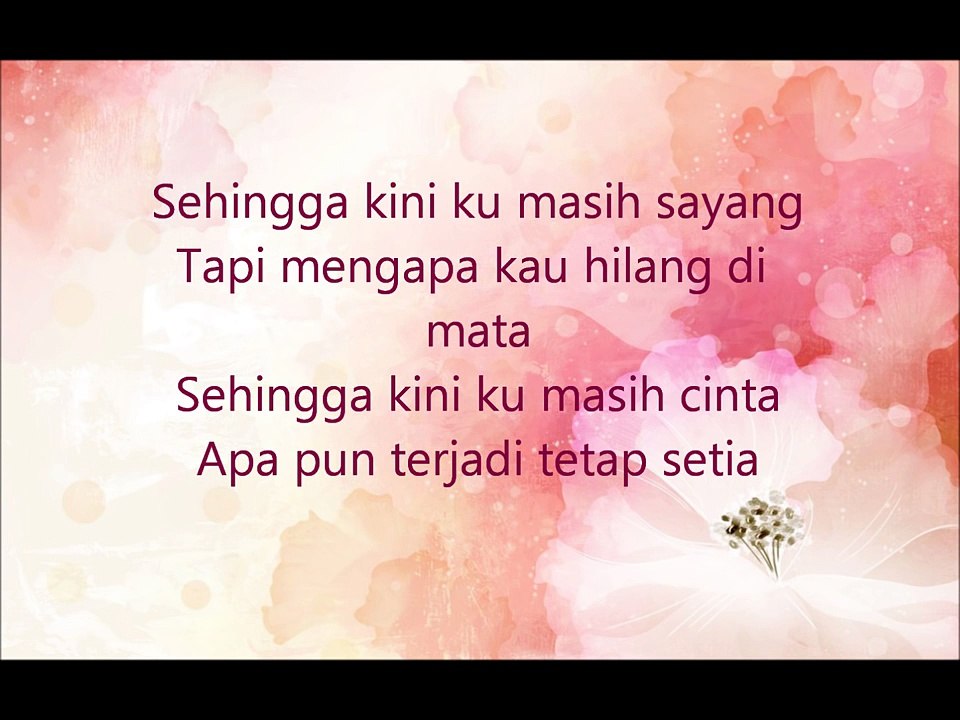 mega-suara cinta (lyric)