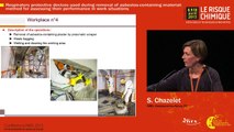 Appareils de protection respiratoire utilisés lors de retrait de matériaux amiantés - S. Chazelet