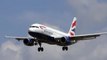 G-EUYM British Airways Airbus A319 Landing London Heathrow Airport