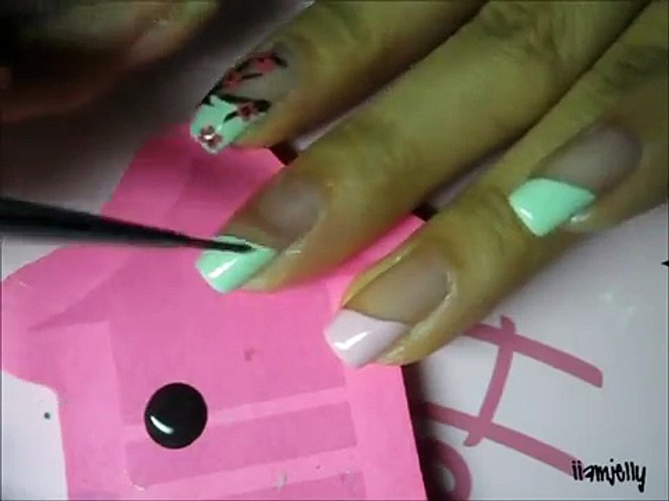 Cherry Blossom Nail Tutorial