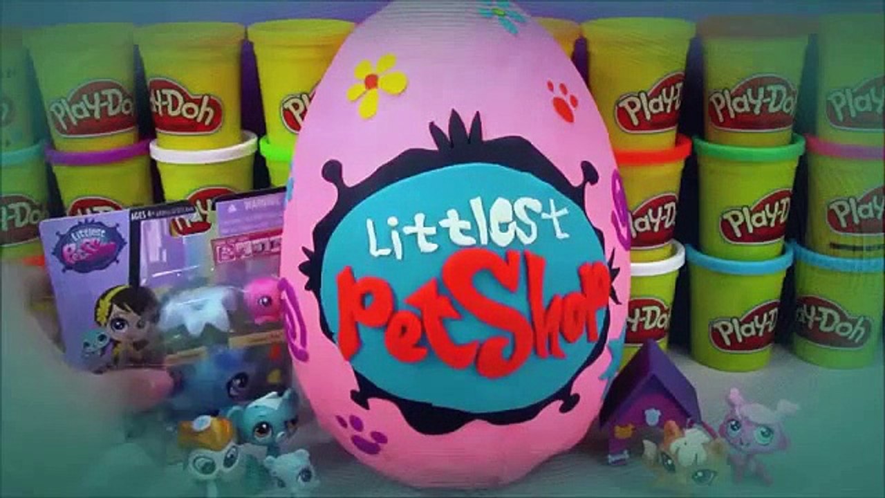 Giant Lalaloopsy Eggs Opening ★ Huevos Sorpresa Play Doh LPS Shopkins Surprise Egg