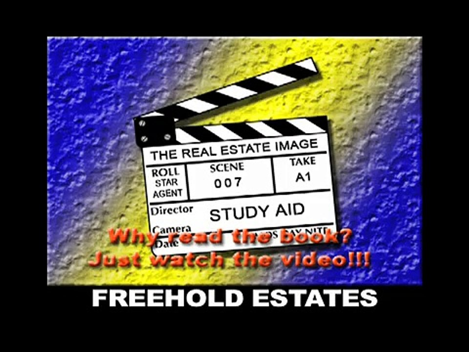 Freehold Estates from RealEstateStudyAids.com