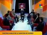 El argentino Fantino enojado con la FiFa por la sanción a Suarez