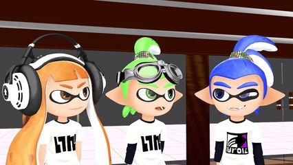 [MMD Splatoon] Ordering at Fast Food Resturants