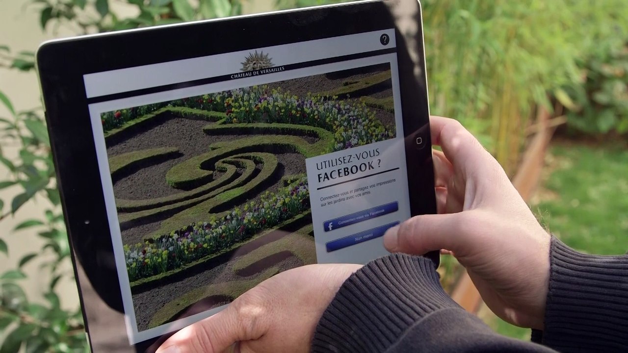 Dossier Le numérique au service des Musées : L'application "Jardins de Versailles"