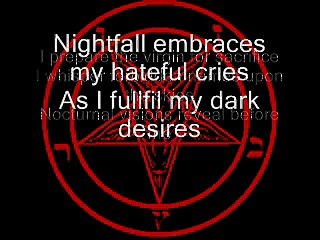 Dark Funeral - My Dark Desires (lyrics)