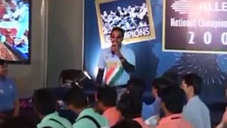 Rahul Kapoor - conducts quiz based on cricket theme using eM Play International Quizzing Modules