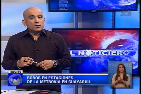 Robos captados en estaciones de la metrovía en Guayaquil