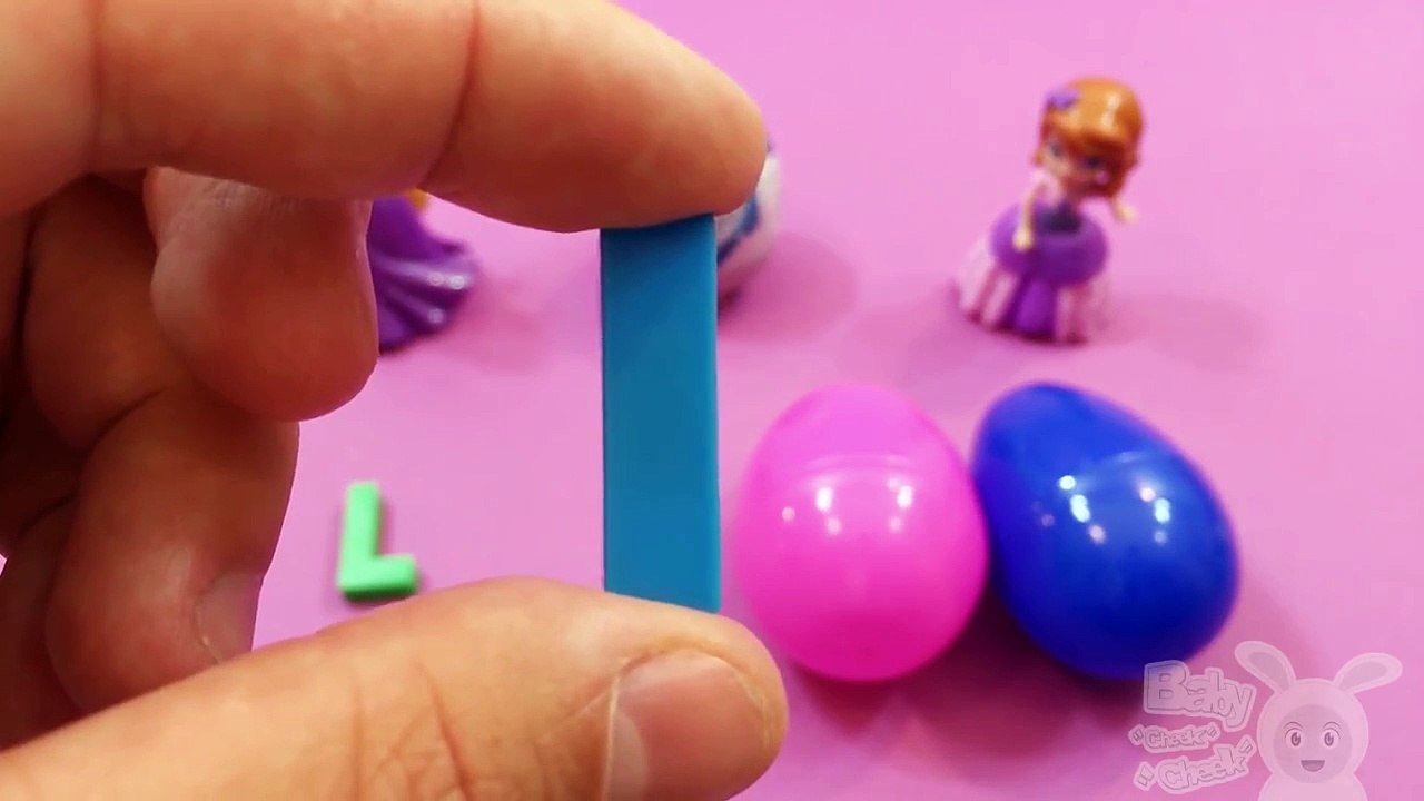 Disney Princess, Frozen Surprise Egg Learn A Word! Spelling Animals Words! Lesson 3